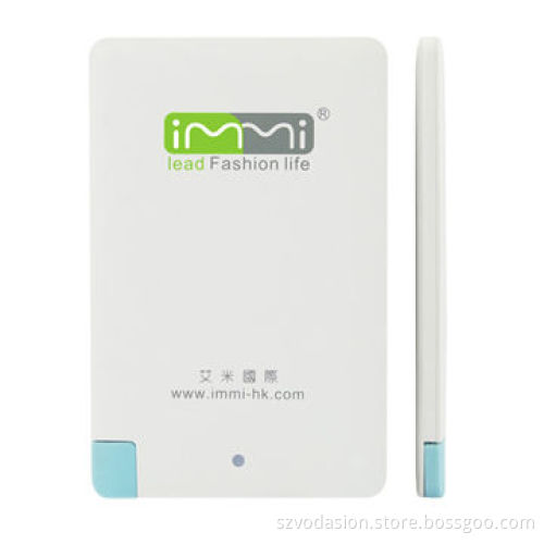 2014 new fashion name card portable power bank for cellphones